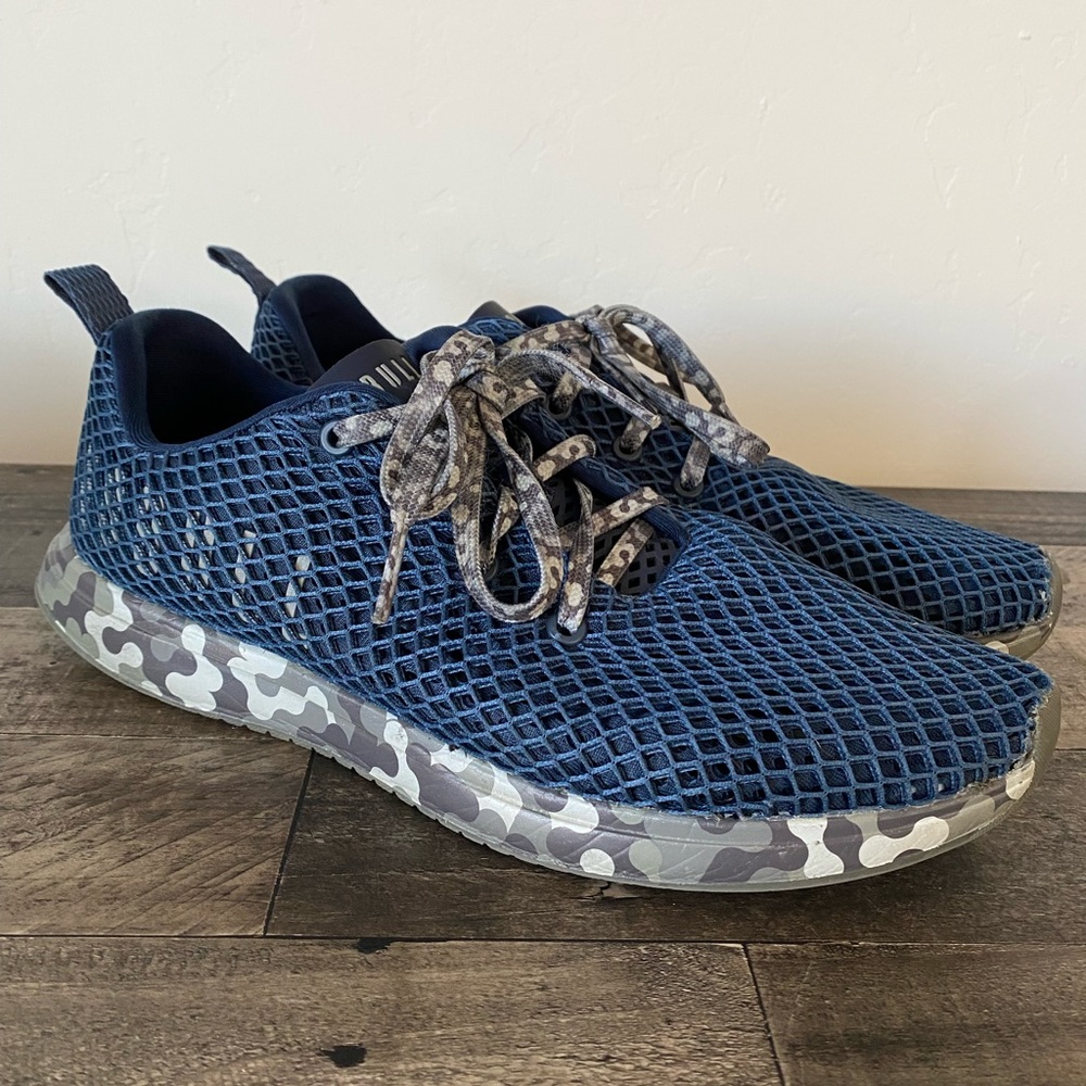 NOBULL Blue Athletic Shoes with Camouflage Sole